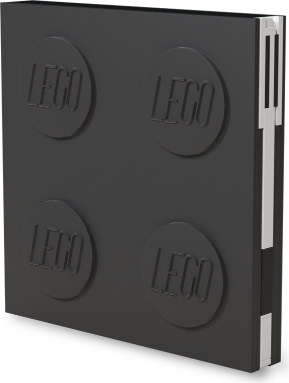 LEGO® Zápisník s gelovým perem jako klipem - černý