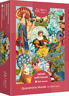 Trefl Velvet Soft-Touch puzzle 500 UFT - Pilar Cucci: Karanténní nálady