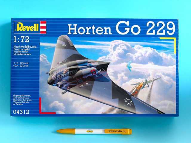 Plastic modelky letadlo 04312 - Horten Go-229 (1:72)