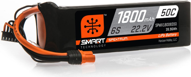 Spektrum Smart LiPo 22.2V 1800mAh 50C IC3
