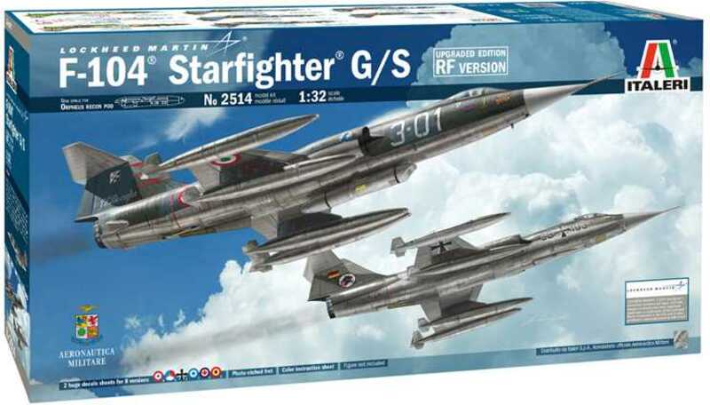 Model Kit letadlo 2514 - F-104 Starfighter G / S - Upgraded Edition RF version (1:32)