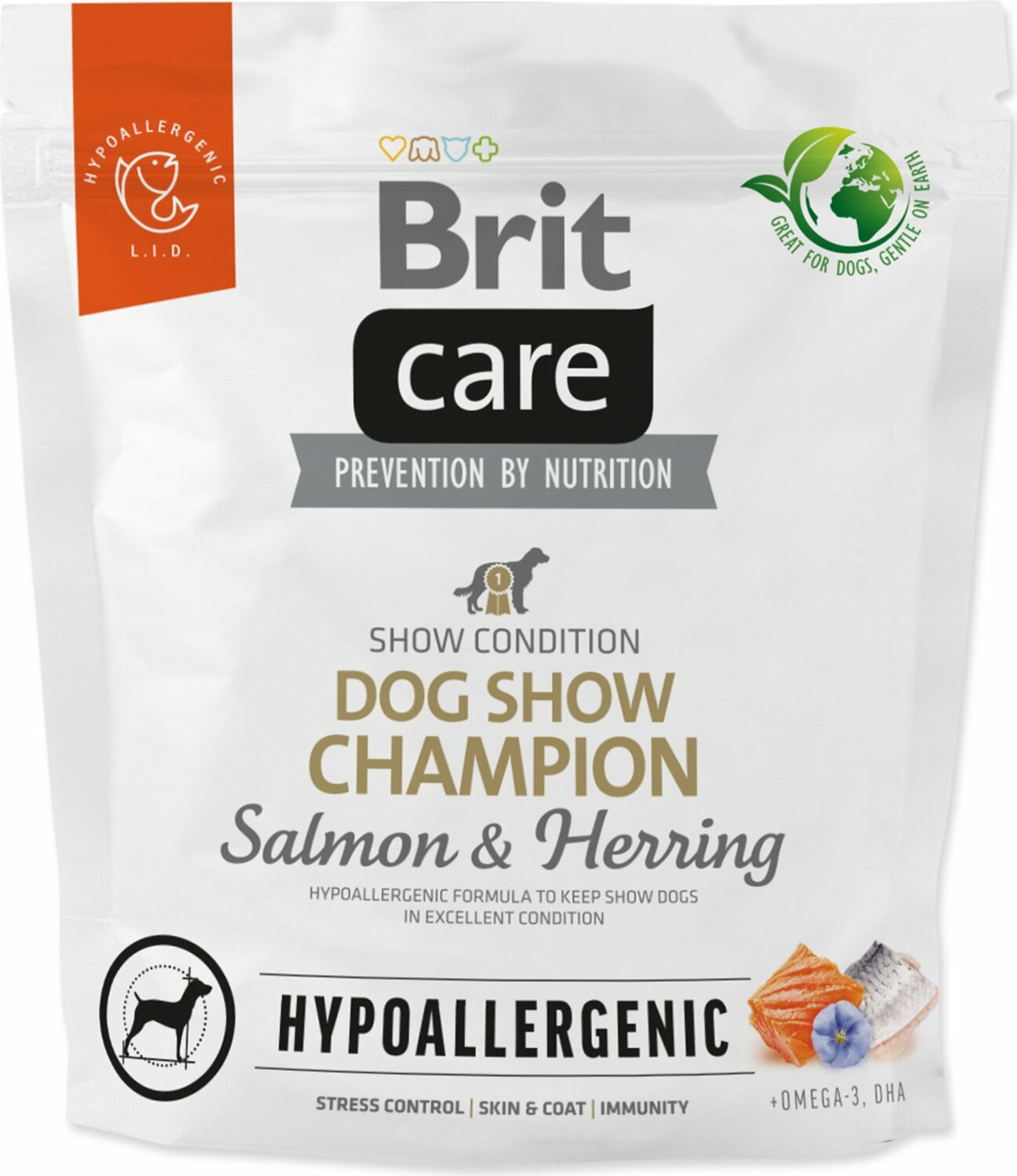 Krmivo Brit Care Dog Hypoallergenic Dog Show Champion Salmon & Herring 1kg
