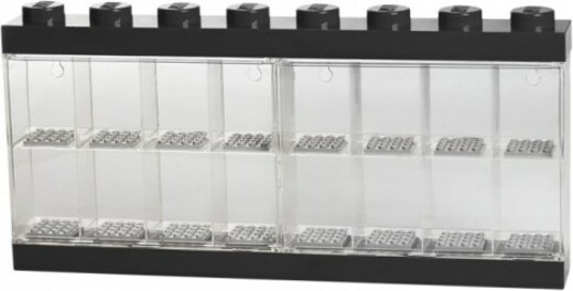 LEGO® sběratelská skříňka na 16 minifigurek - černá