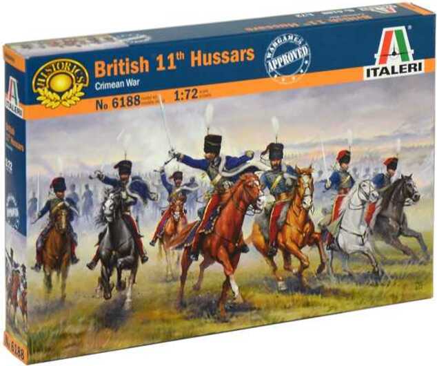 Model Kit figurky 6188 - British 11th Hussars (Crimea war) (1:72)