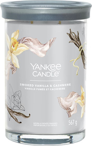Yankee Candle, Kouřová vanilka a kašmír, Svíčka ve skleněném válci 567 g