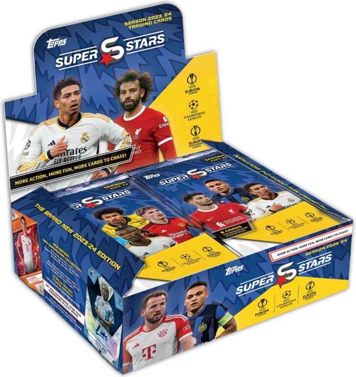 UEFA Champions League Super Stars 2023/24 Trading Cards Booster Display (24)