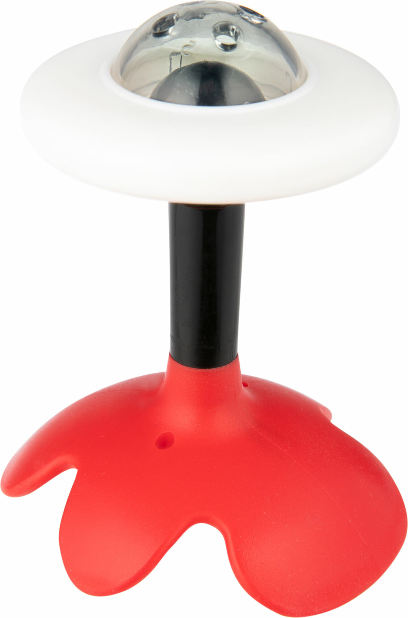 CANPOL BABIES Chrastítko senzorické s kousátkem červené