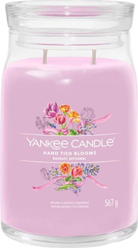 Yankee Candle, Ručně vázané květiny, Svíčka ve skleněné dóze 567 g