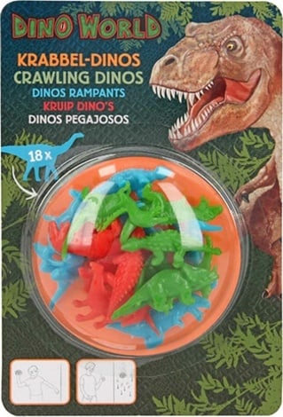 Plazící se dinosauři Dino World, 18 ks, barva zelená, modrá, červená, 047893_A