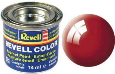 Barva Revell emailová - 32131: leská Ohnivé rudá (fiery red gloss)