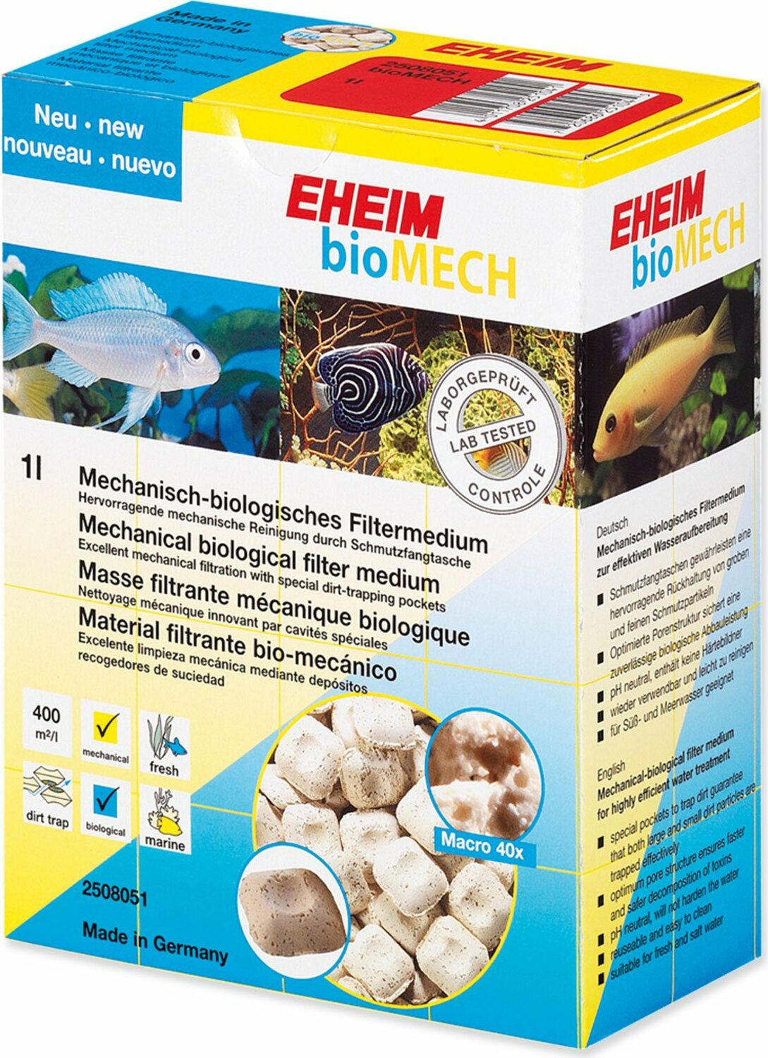 Náplň Eheim bioMECH 710g, 1l