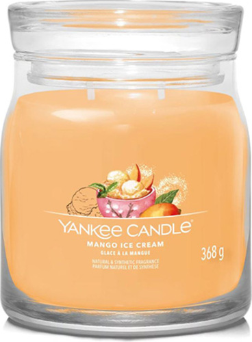Yankee Candle Mangová zmrzlina, Svíčka ve skleněné dóze 368 g