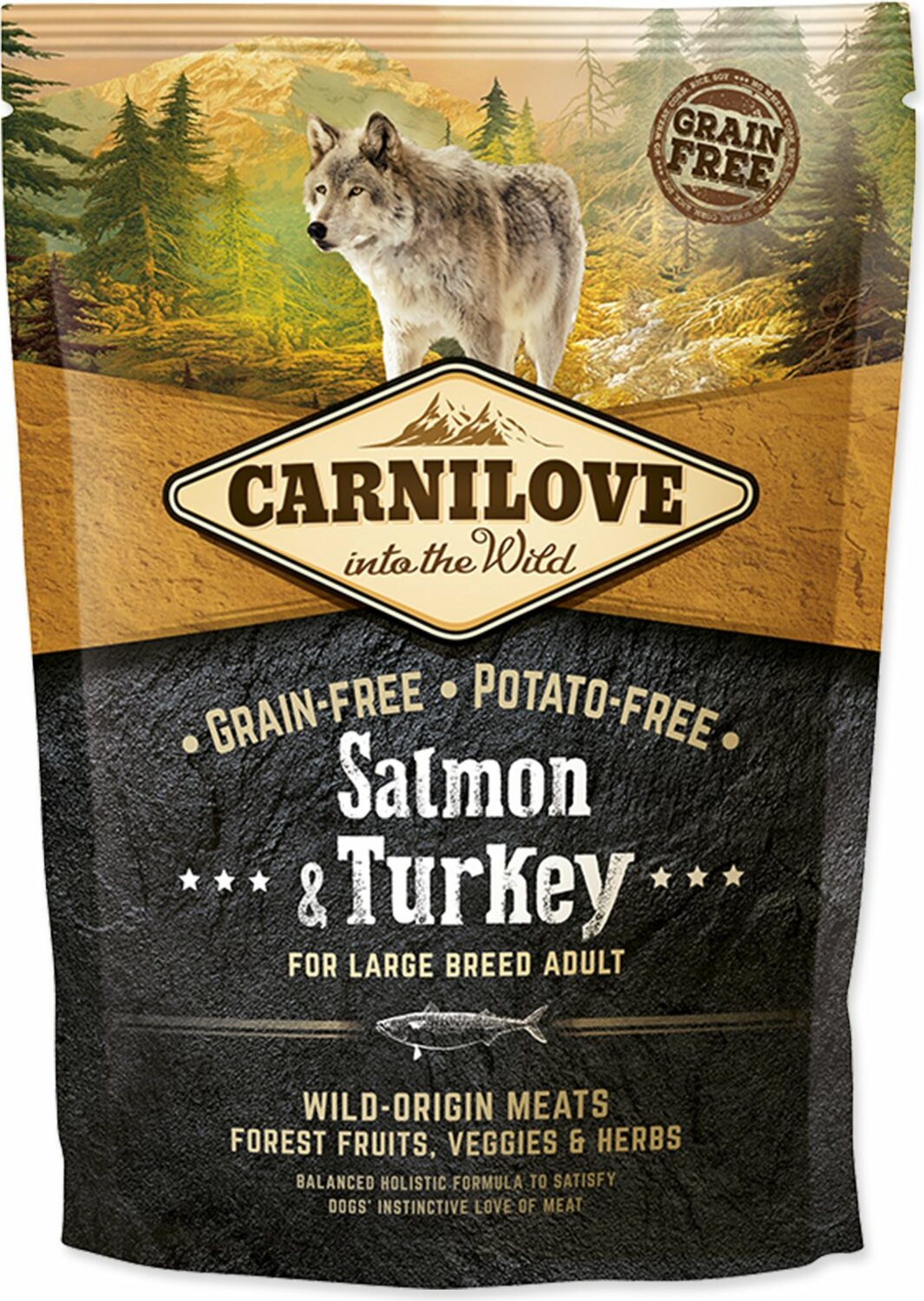 Krmivo Carnilove Adult Large Breed Salmon & Turkey 1,5kg