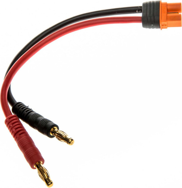 Spektrum nabíjecí kabel IC3 baterie s banánky 15cm 13AWG