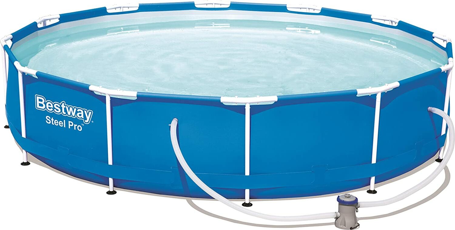Zahradní bazén Bestway Steel Pro 3.66mx 76cm Pool Set s kartušovou filtrací