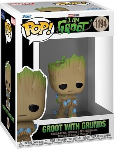 Funko POP Marvel: IAG-Groot w/ Grunds
