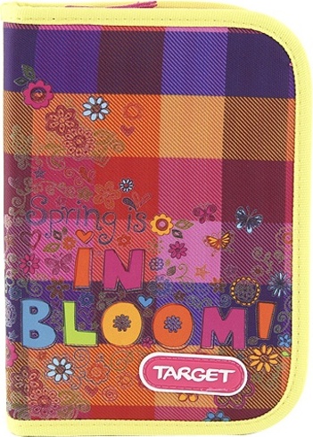 Školní penál s náplní Target, In Bloom - barevné kostky