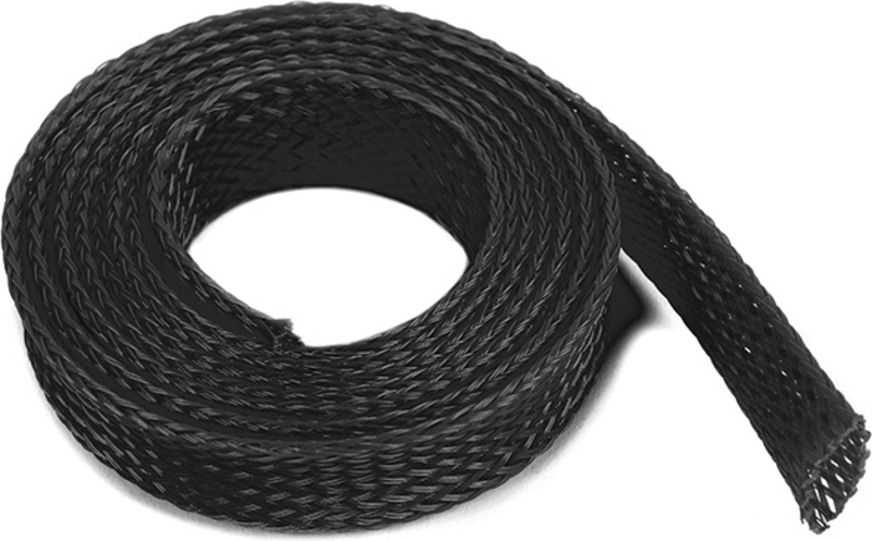 Ochranný kabelový oplet 10mm černý (1m)