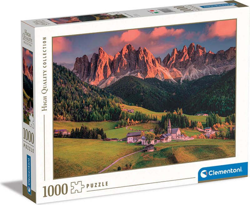 Clementoni - Puzzle 1000 Kouzelné Dolomity