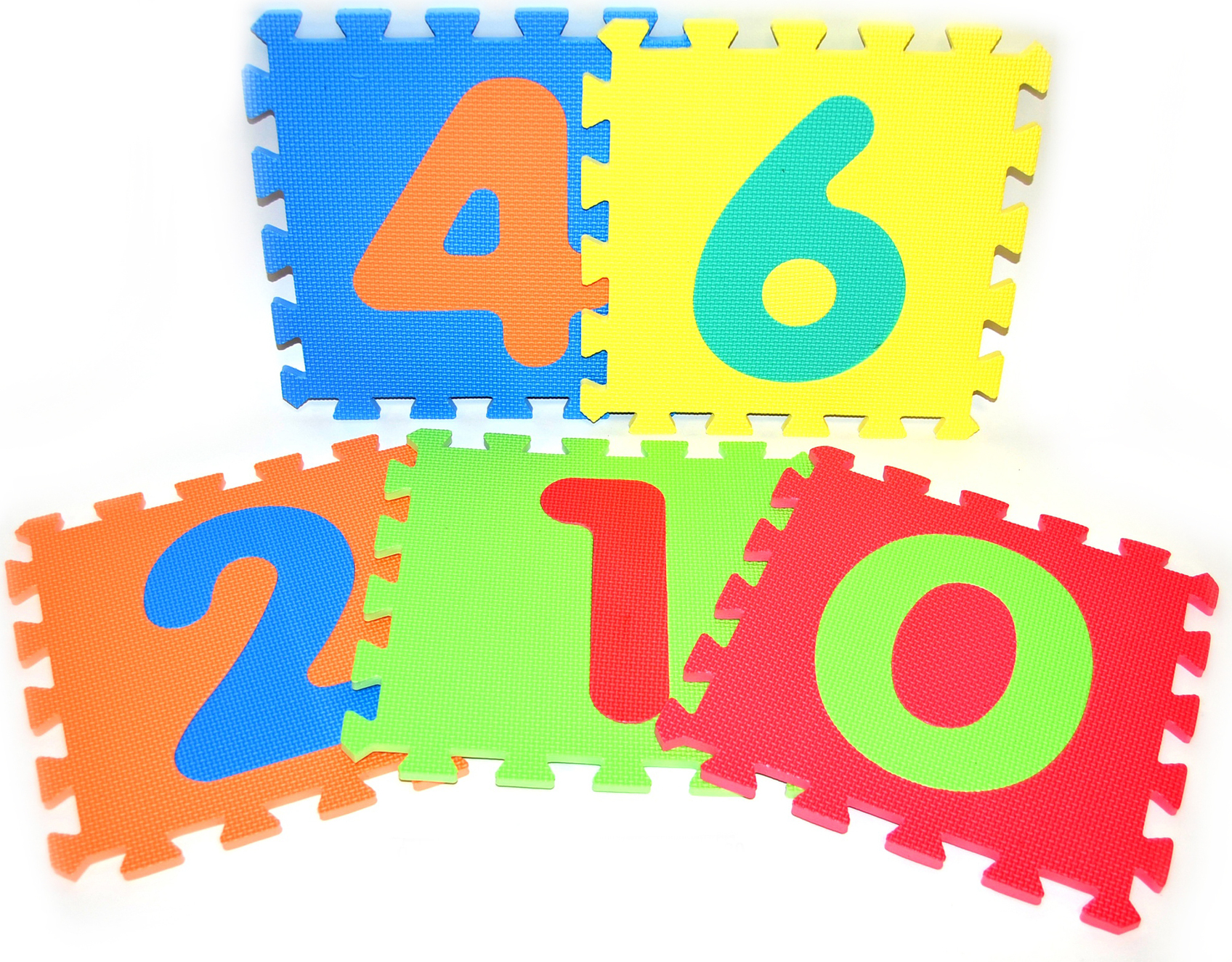Měkké puzzle bloky číslice 30x30cm