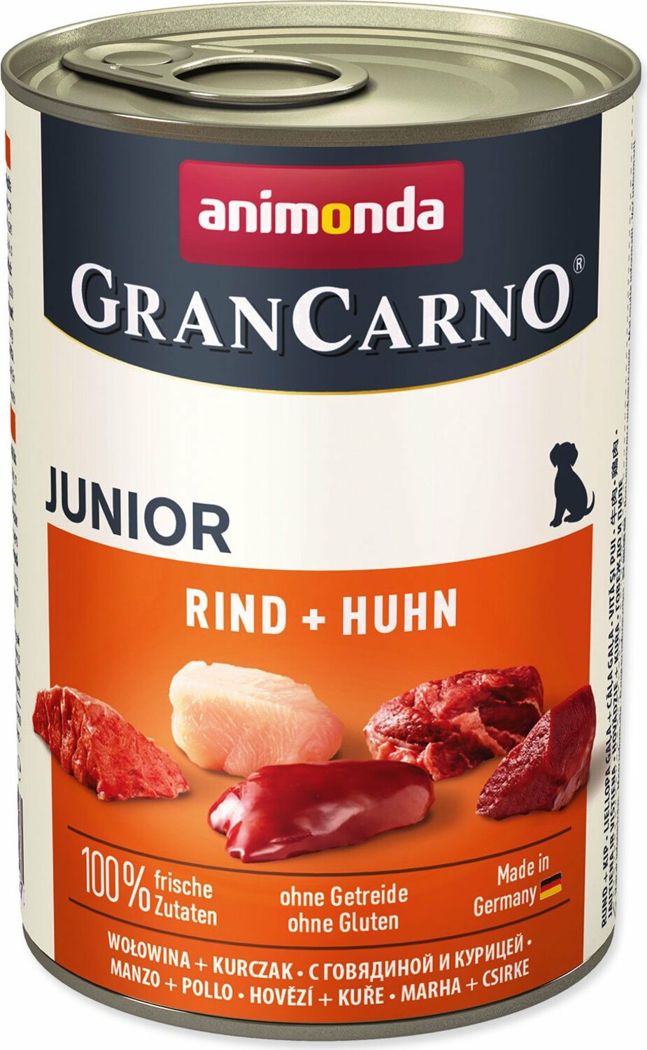 Konzerva Animonda Gran Carno Junior hovězí a kuře 400g