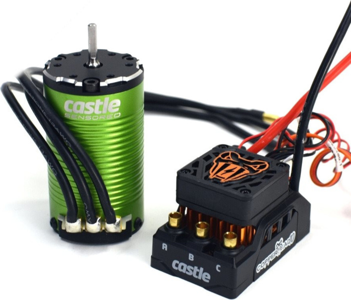 Castle motor 1412 2100ot/V senzored 5mm, reg. Copperhead 10