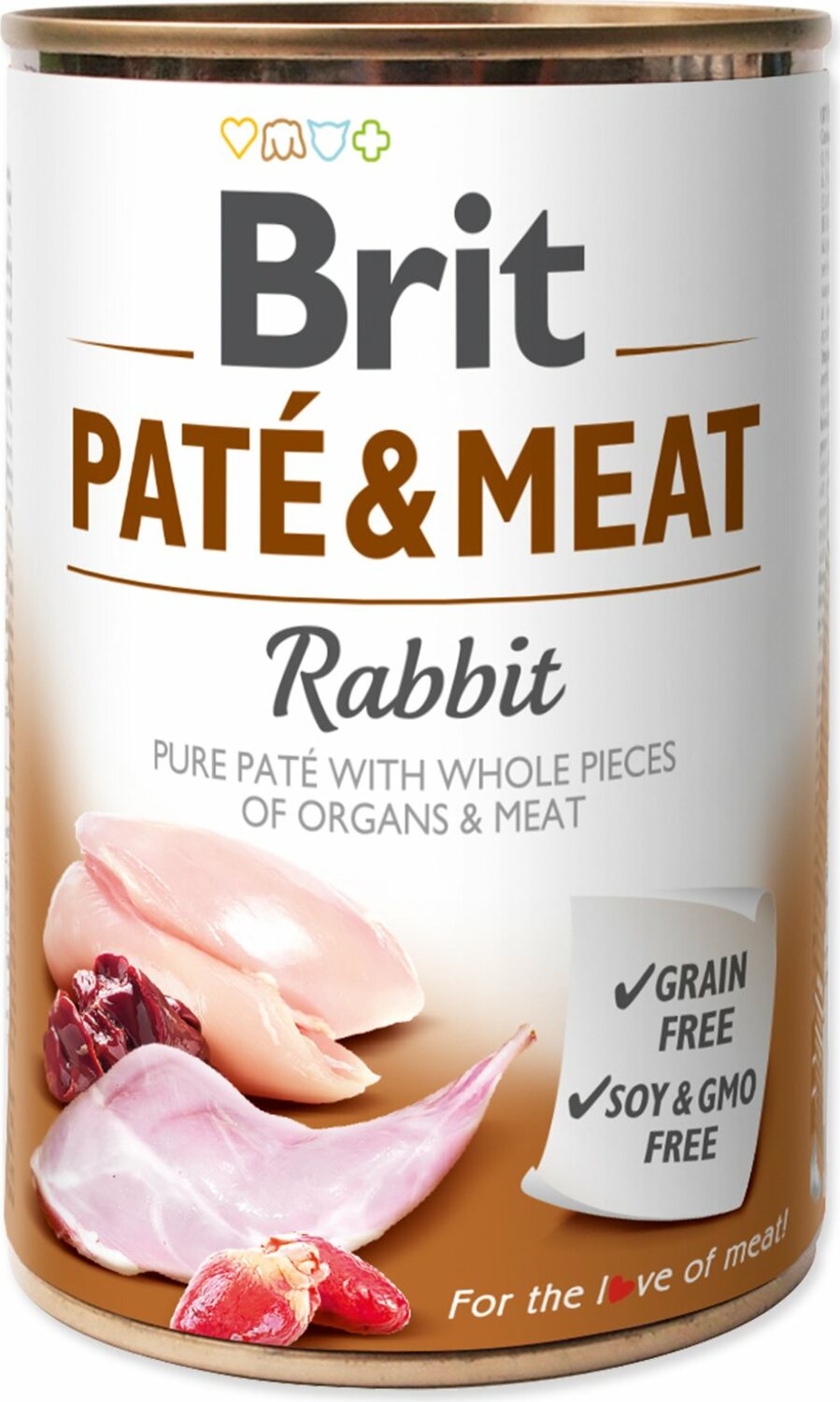 Konzerva Brit Paté & Meat králík 400g