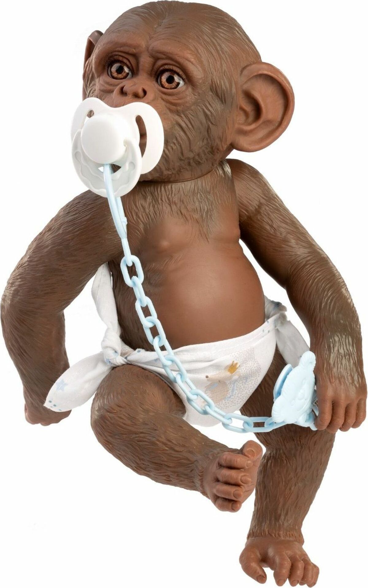 Guca 993 REBORN OPIČKA - realistická opička miminko s celovinylovým tělem - 32 cm