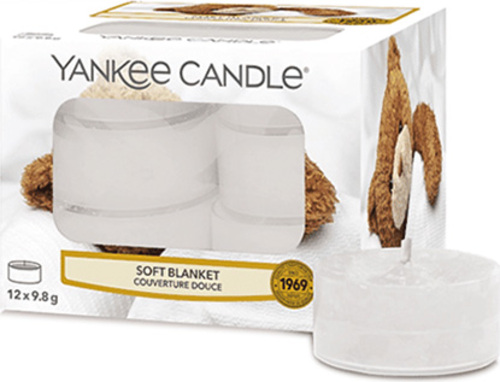 Yankee Candle, Jemná přikrývka, Svíčky čajové, 12 ks,
