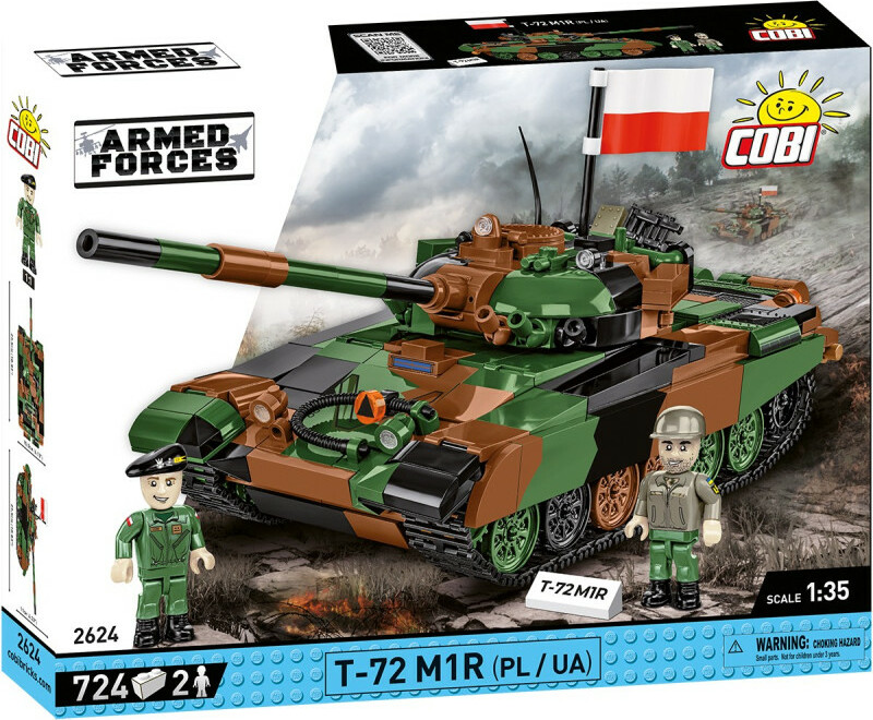 Cobi Armed Forces M1R (PL/UA) T-72, 1:35, 724 k, 2 f