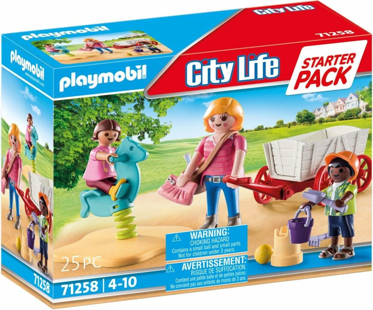 PLAYMOBIL City Life 71258 Starter Pack Učiteľka s vozíkom