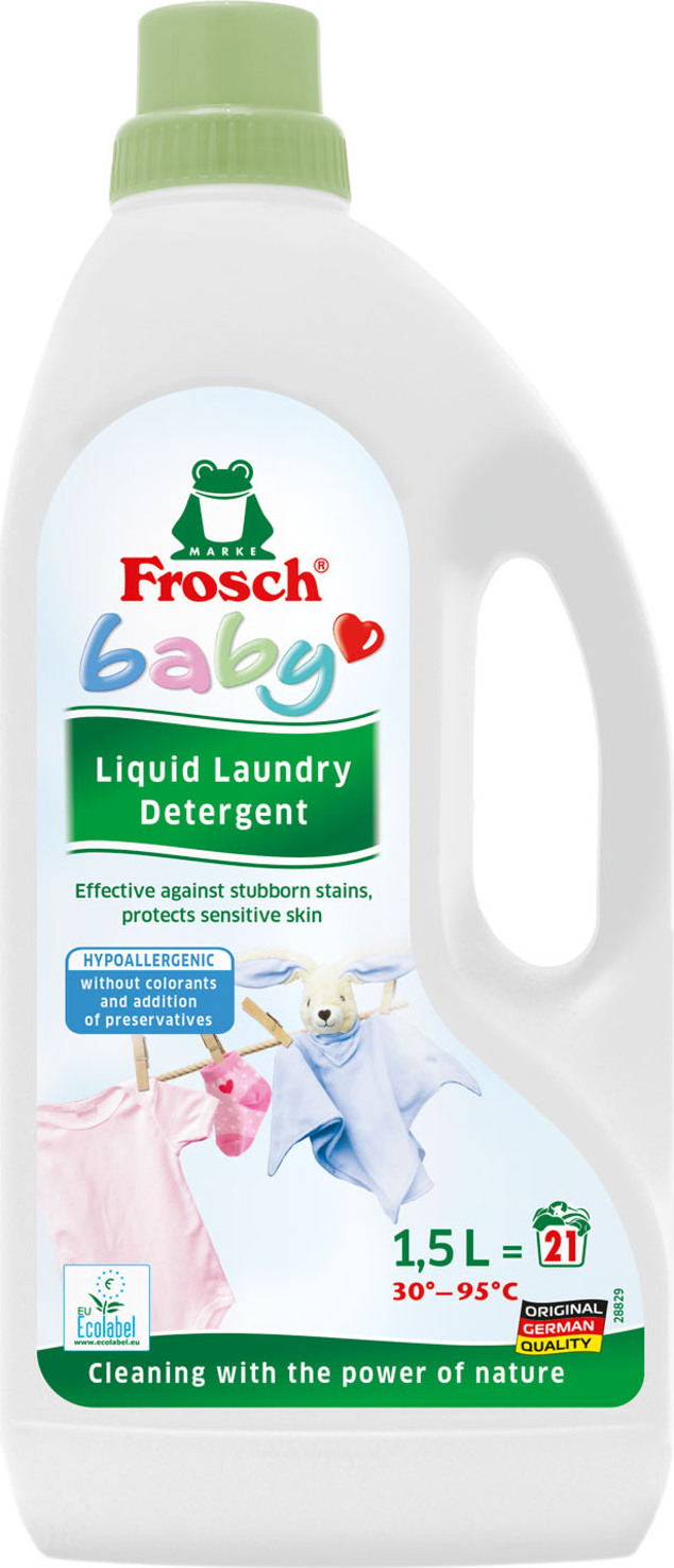 FROSCH EKO Hypoalergenní prací gel na kojenecké prádlo 1,5 l (20 dávek)