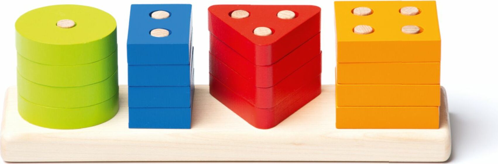 Cubik 15337 Třídíme tvary V - dřevěná skládačka 17 dílů