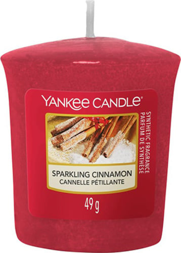 Yankee Candle, Třpytivá skořice, Svíčka 49 g