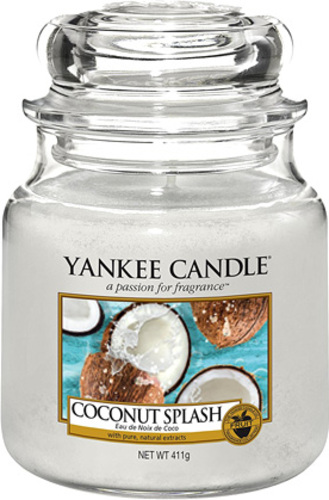 Yankee Candle, Kokosové osvěžení, Svíčka ve skleněné dóze 411 g