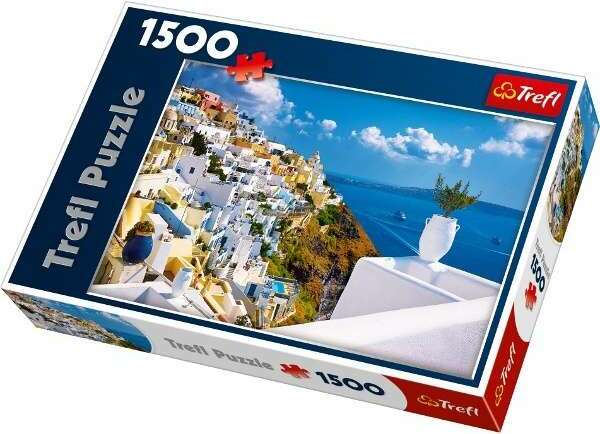 Puzzle Trefl Santorini - Řecko. 1500d