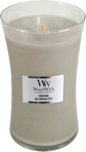 WoodWick, Oheň v krbe, Sviečka oválna váza 609.5 g