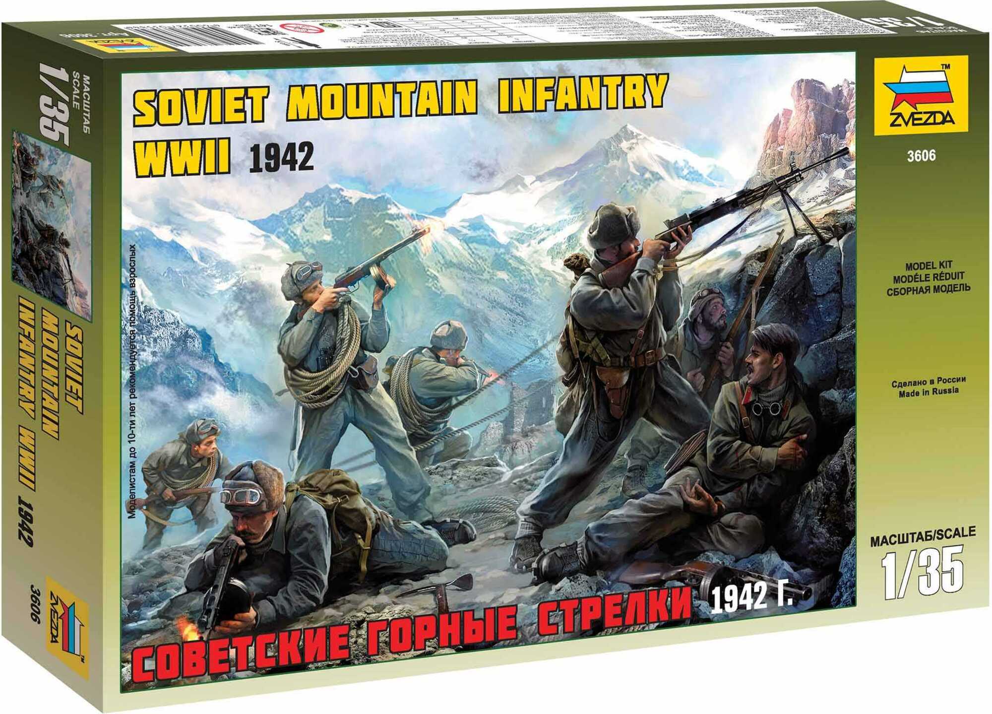 Model Kit figurky 3606 - Soviet Mountain Troops WWII (1:35)