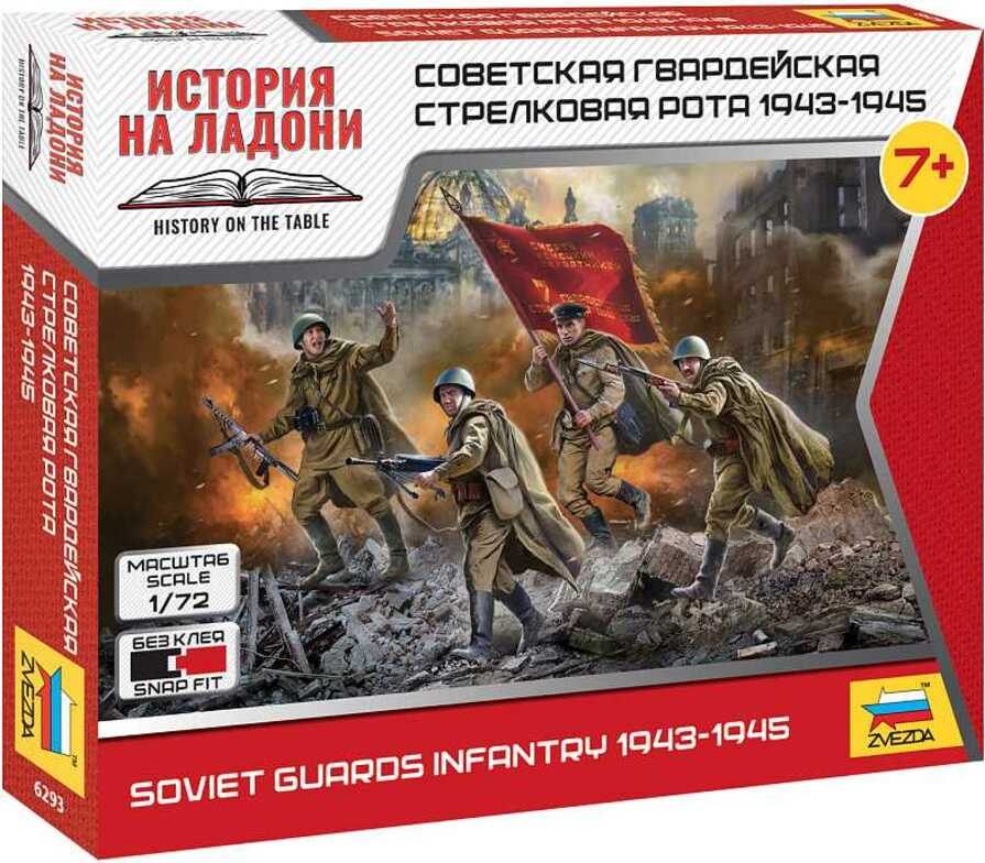 Snap Kit figurky 6293 - Sovět Guards Infantry (1:72)