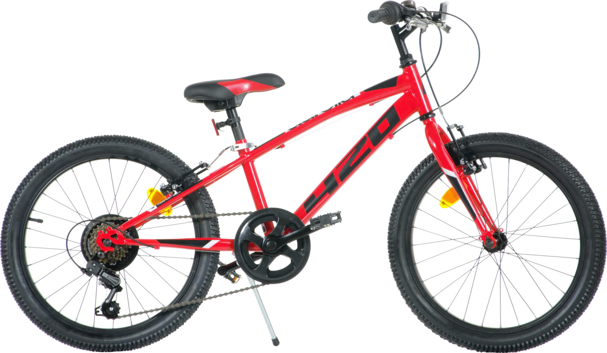DINO Bikes - Dětský kolo 20" 420U-06 - AURELIA červený s převody