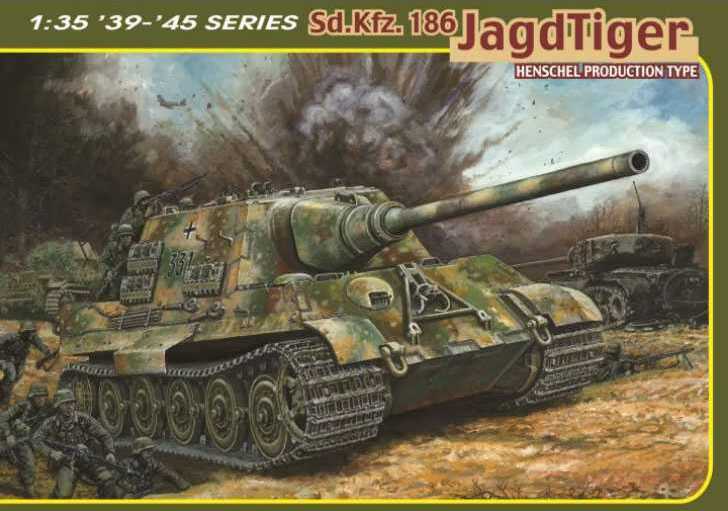 Model Kit tank 6991 - JAGDTIGER HENSCHEL (1:35)