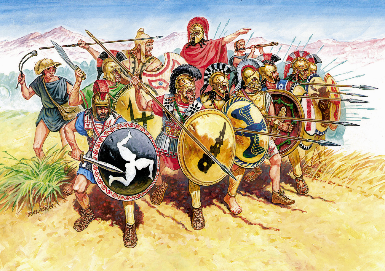 Wargames (AOB) figurky 8005 - Greek Infantry V-IV BC (1:72)