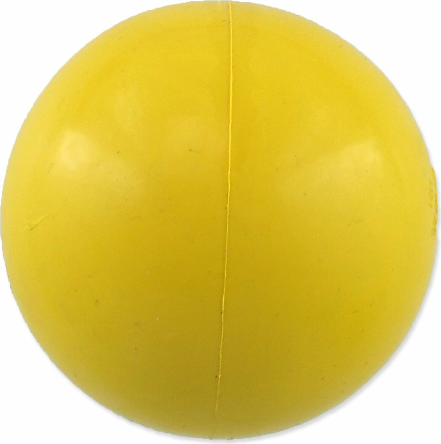 Hračka Dog Fantasy míč tvrdá žlutá 6cm