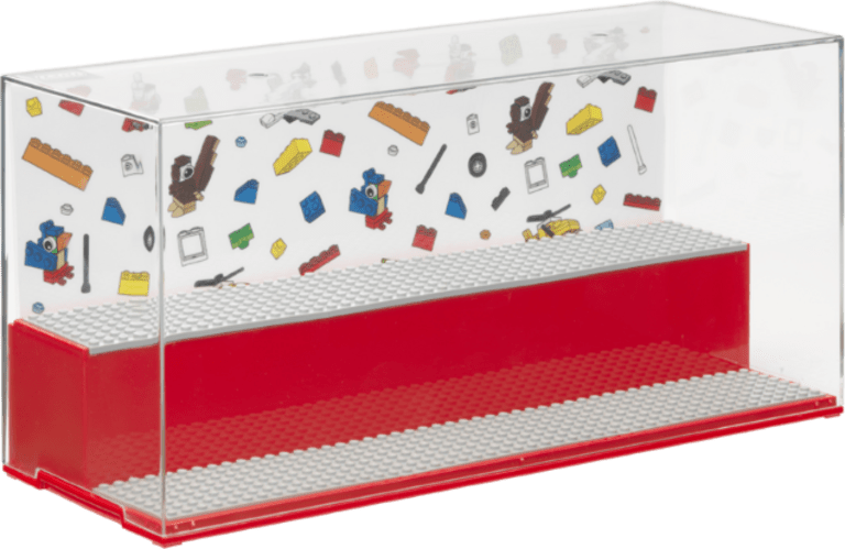 LEGO® ICONIC herní a sběratelská skříňka - červená