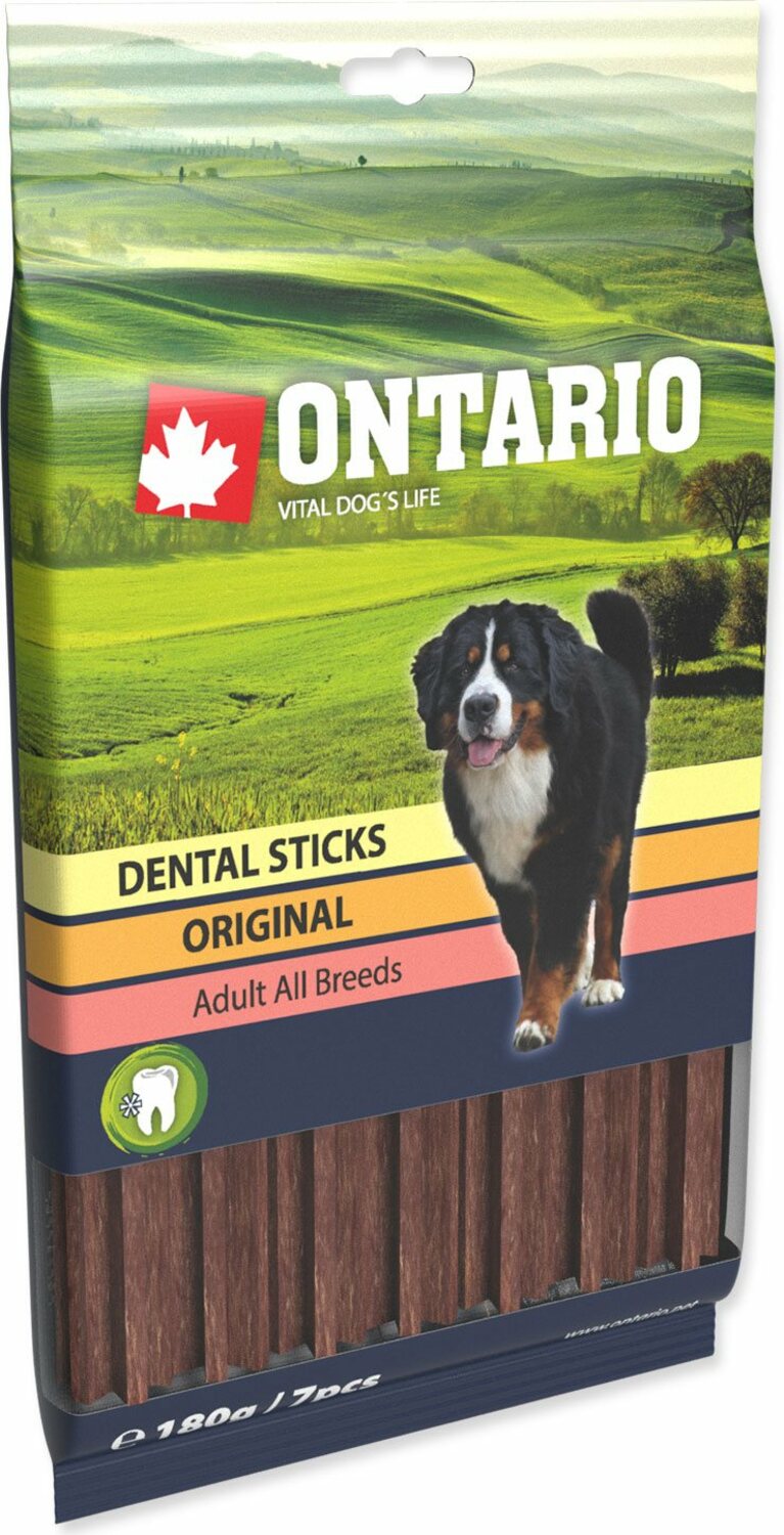 Pochoutka Ontario dentální tyčinky 180g