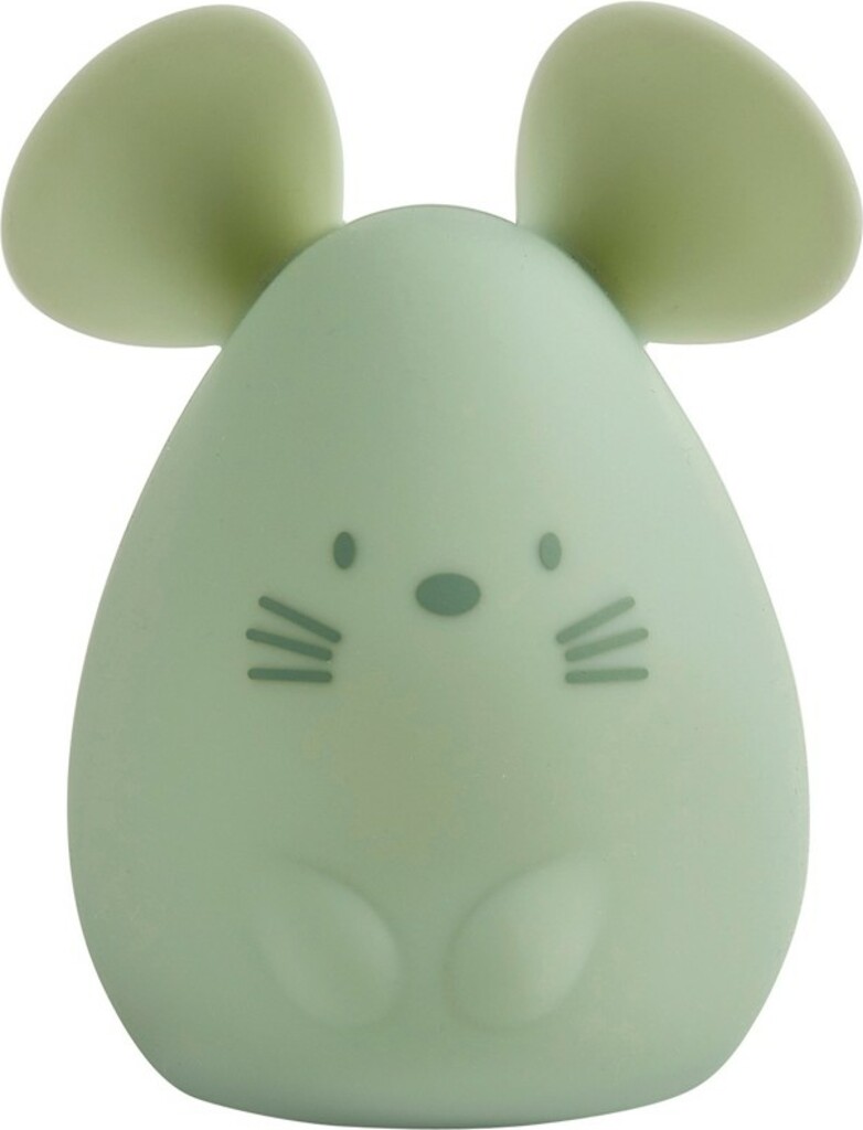 NATTOU Světýlko noční silikonová myška střední 12 cm