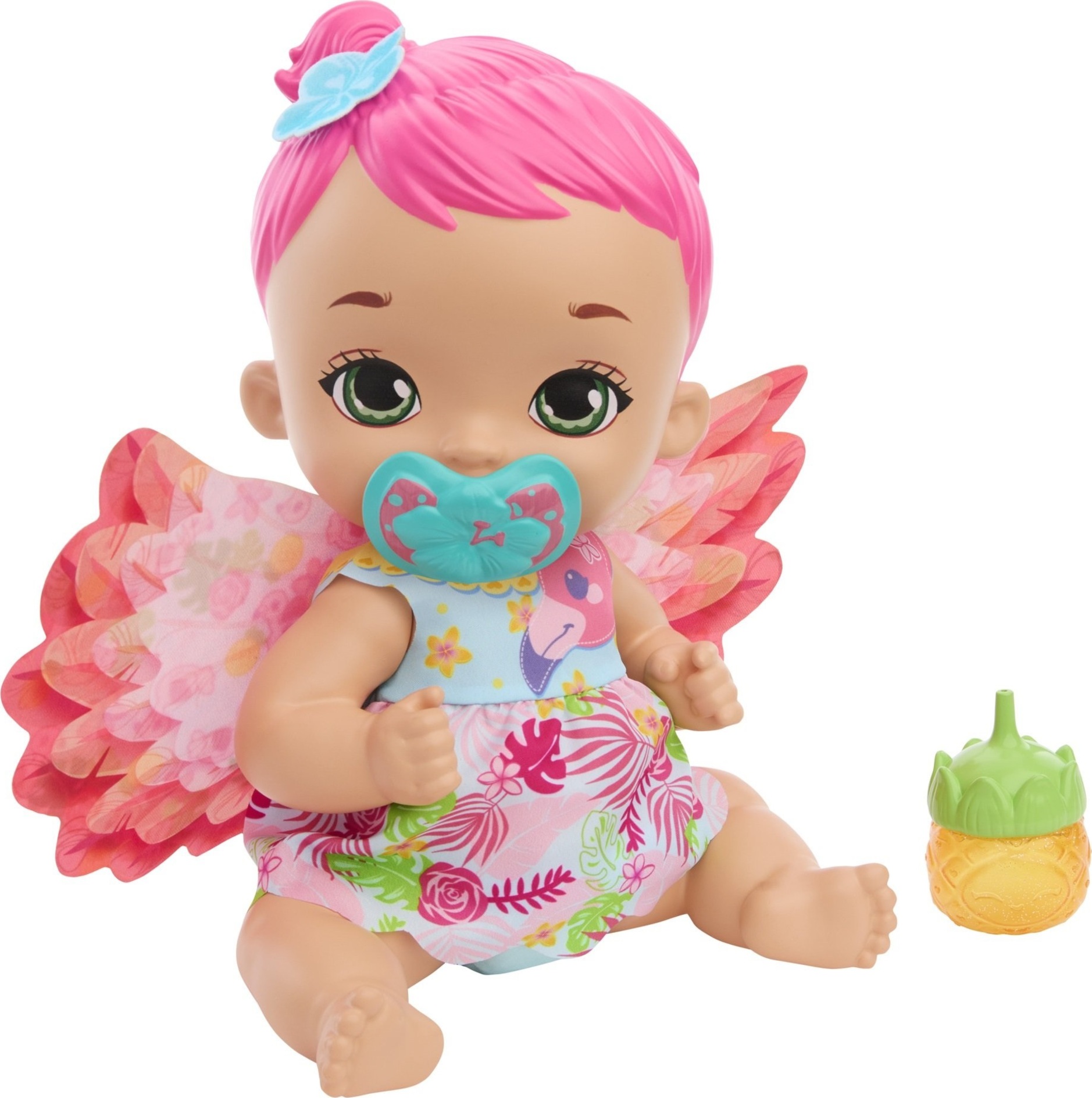 Mattel My Garden Baby Miminko - plameňák s růžovými vlasy