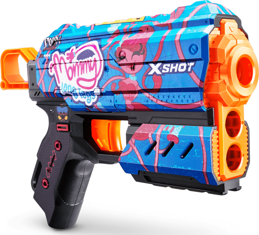 ZURU X-SHOT Skins Flux Mák Poppy Playtime