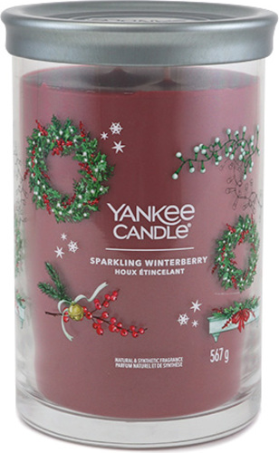Yankee Candle, Jiskřivé zimní bobule, svíčka ve skleněném válci 567 g