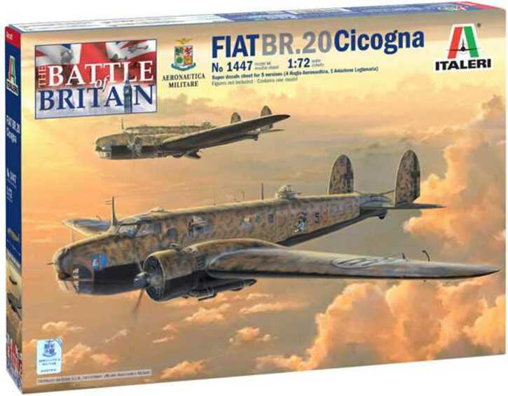 Model Kit letadlo 1447 - Fiat BR.20 Cicogna (1:72)